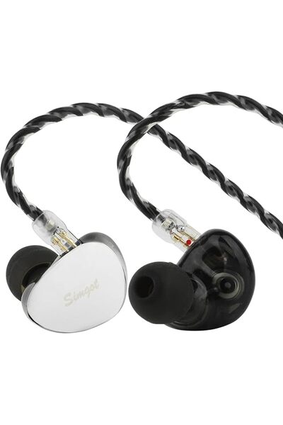 LINSOUL سماعات أذن SIMGOT EG280، 1DD+1 Planar HiFi IEM، سماعات ألعاب سلكية مع...