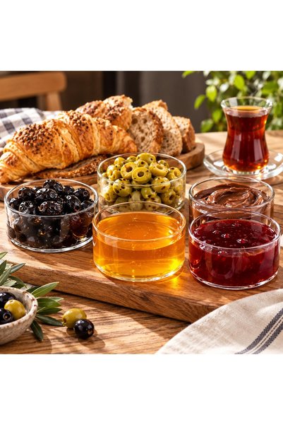 Hvc ticaret 3 Adet Çerezlik Kahvaltılık Kase Magnolya Kasesi Seti