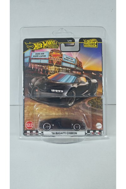 HOT WHEELS PREMIUM BOULEVARD SERİSİ - '16 BUGATTI CHIRON (KORUMA KABI İLE BİR...