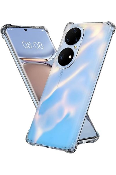 Generic Compatible with Huawei P50 Pro Case Cover TPU Clear Shock-Absorption ...