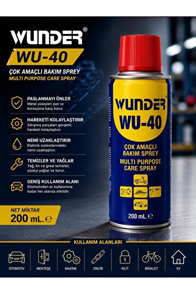 WU-40 ÇOK AMAÇLI BAKIM SPREY YAĞ
