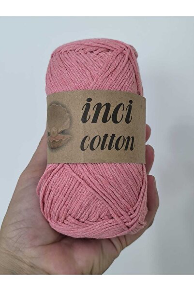 mixify İnci Cotton Knitting Yarn 100 Gr Dark Pink Amigurumi, Blanket, Bag, Vest, Crochet, Baby