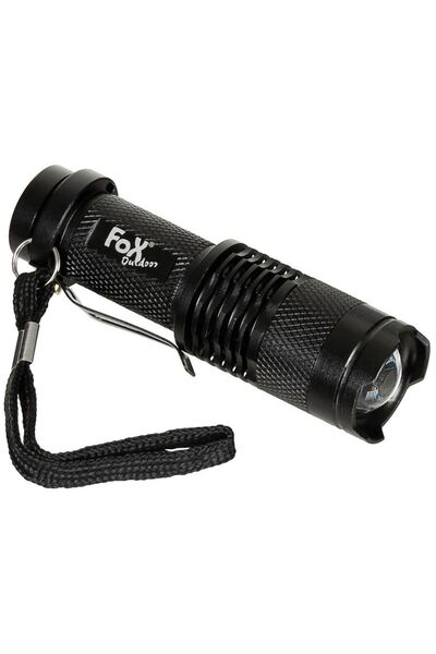 Fox Outdoor Φακός Mini Μαύρος