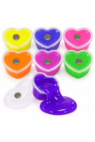 Limmy Kalp Slime Oyun Jeli Ele Yapışmaz Eğitici Oyun Seti - 2 Adet