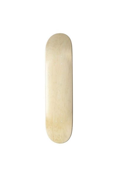 collective Wide Blank Skateboard Deck - Natural 7.75"