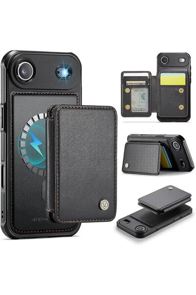 GENERAL ELEPIK for iPhone Air Case, Removable Magnetic Wallet Case with Card ...