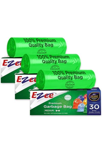 Godrej Ezee أكياس قمامة إيزي بريميوم صديقة للبيئة لسلة المهملات |   90 قطعة |...