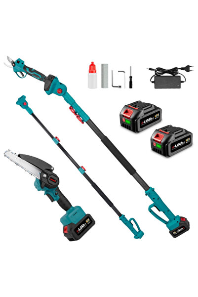 OEM SOL508 Σετ 3-σε-1 Αλυσοπρίονο & Κλαδευτήρι 48V με 2 Μπαταρίες (2Ah)
