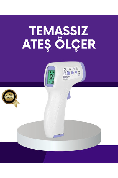 teknodayım Temassız Ateş Ölçer Dijital Kızılötesi Termometre Hızlı Ölçüm