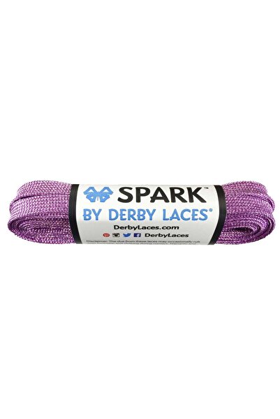 Derby أربطة أحذية التزلج سبارك - أرجواني فاتح 72 بوصة