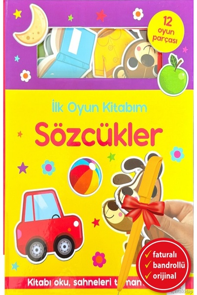 Net Çocuk Yayınları Alfa Kalem+ İlk Oyun Kitabım - Sözcükler - Ciltli (Collec...