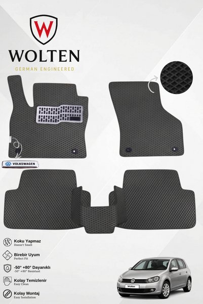 w wolten german engineered VOLKSWAGEN-GOLF 6-(2009-2013) İÇİN EVA İÇ PASPAS T...