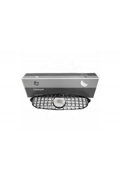ESEN SKV Gril radiator GTR, argintiu, fără cameră, Mercedes Clasa C (W205, 20...