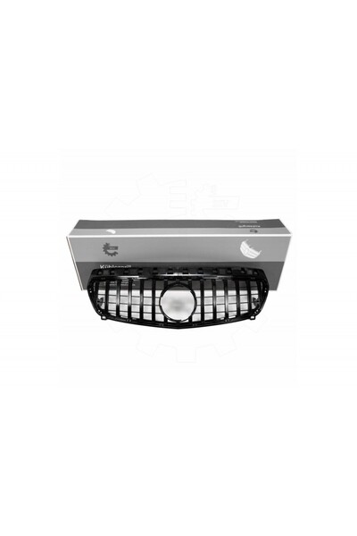 ESEN SKV Gril radiator GTR, negru lucios, Mercedes Clasa A (W176, 2013-2015) ...
