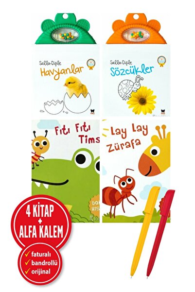Net Çocuk Yayınları Alfa Kalem+</DNTCTMS>  Ayça Atçi 4 Book Set (Lay Lay Gira...