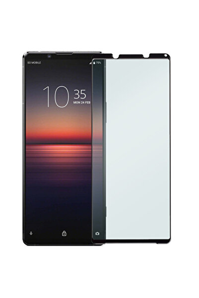 ERBORD Sticlă securizată 3D pentru Sony Xperia 1 II - Negru