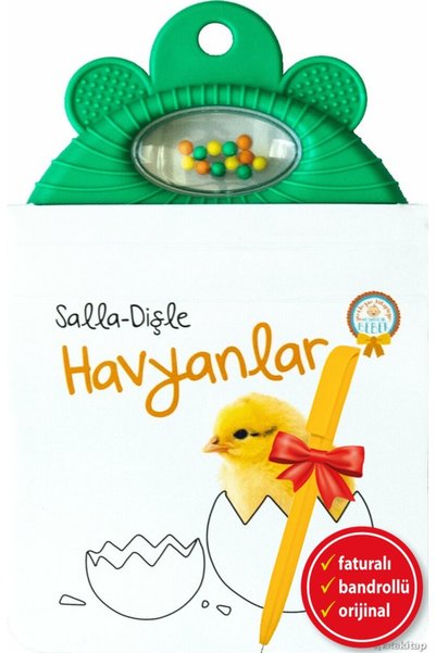 Net Çocuk Yayınları Alfa Kalem+ Salla Dişle - Hayvanlar (AYÇA ATÇI) New Child...