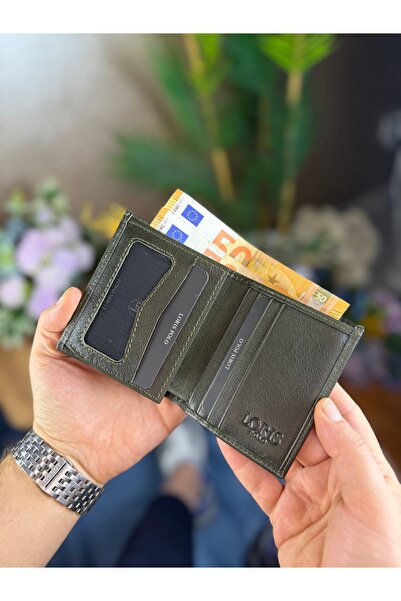 LORİS POLO Milano Erkek Hakiki Deri Cüzdan Orta Boy Klasik Günlük Kullanım Ve...