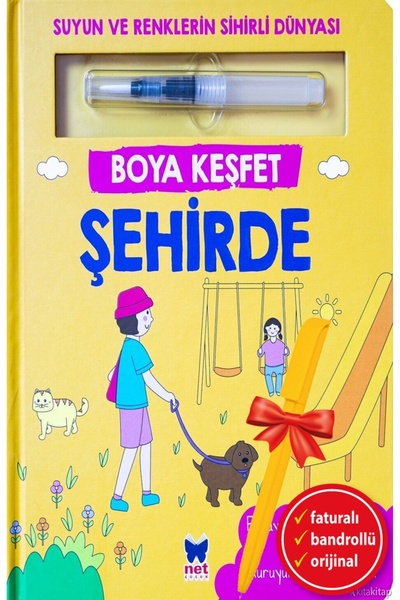 Net Çocuk Yayınları Alfa Kalem+ Boya Keşfet - Şehirde - Ciltli (ÖMER CANBİR) ...