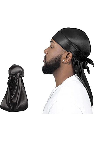 wisfunlly 2 Pack Silky Durag for Men & Women Waves, Premium Satin Deluxe Du-r...