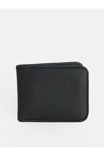 LC Waikiki Nevavm Black Men's Wallet with Difference