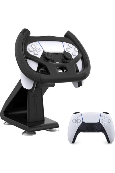 NALACAL PS5 Gaming Racing Wheel, Meagadream Steering Wheel with4 Table Suctio...