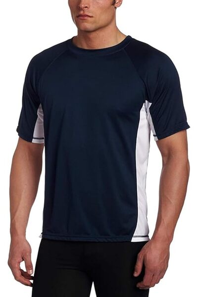 Kanu Surf Men's Cb Rashguard UPF 50+ Swim Shirt (Regular & Extended Sizes)