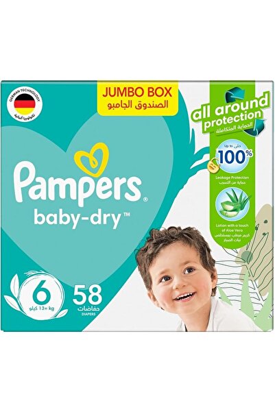 GENERAL بامبرز حفاضات بالشريط اللاصق للحماية من التسلخات , مقاس 6, 13+ كجم,صن...