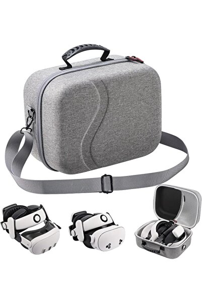 GENERAL Large Carrying Case for Meta Quest 3S/Quest 3 Vr Headset, Upgraded Ha...