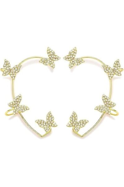 HaveLovely Earrings for Women, Ear Cuff Earrings Gold Climbers Crawler Earrin...