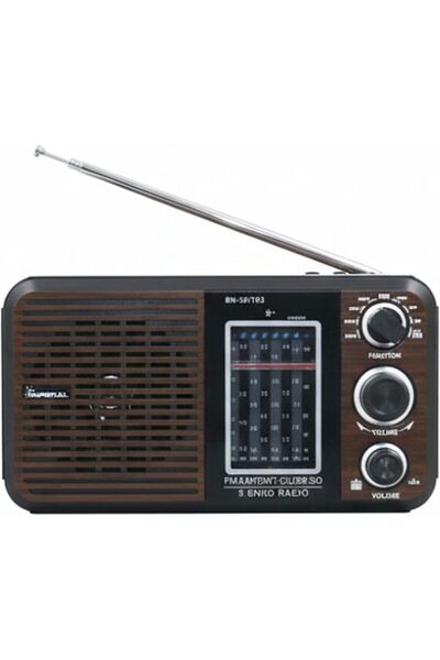 Generic Imperial 8-Band Portable Radio, FM/AM/SW with USB/SD, Bluetooth, Wood...