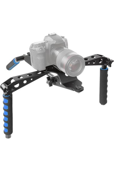 Generic eWINNER DSLR Rig Shoulder Mount Stabilizer for DV Cameras & All DSLR ...