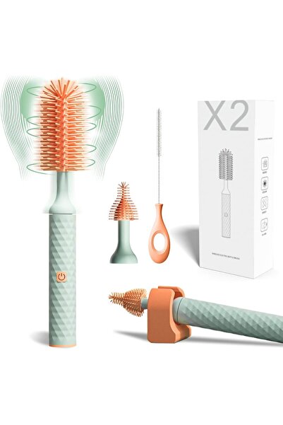 Generic [Upgrade] Bottle Cleaning Brush, USB Rechargeable Baby Bottle Brush, ...