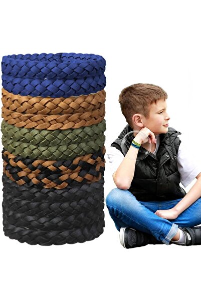 Generic Pestects Mosquito Repellent Bracelet 12 Pack, Adjustable Leather Deet...