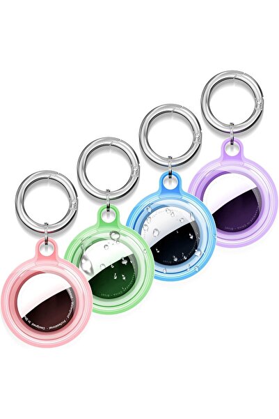 Generic 4 Pack Compatible with AirTag holder, Waterproof for Air Tag Case wit...
