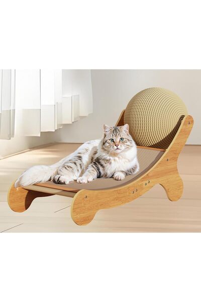 Generic Durable Cat Scratcher Post and Climbing Tower Scratching Post Toy (Kh...