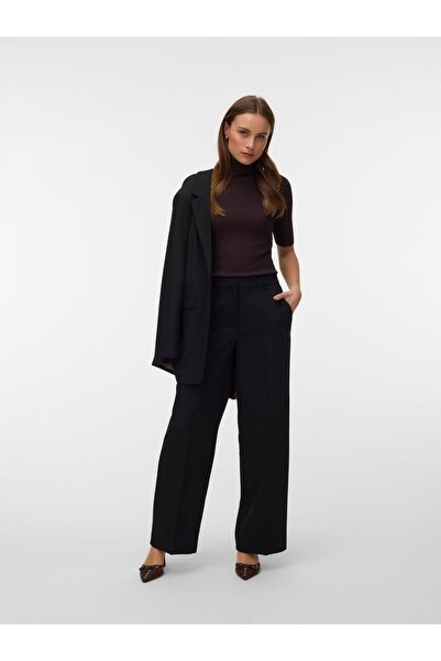 Vero Moda Hose mit weitem Beinschnitt VMELMA Mittlere Taille Hose
