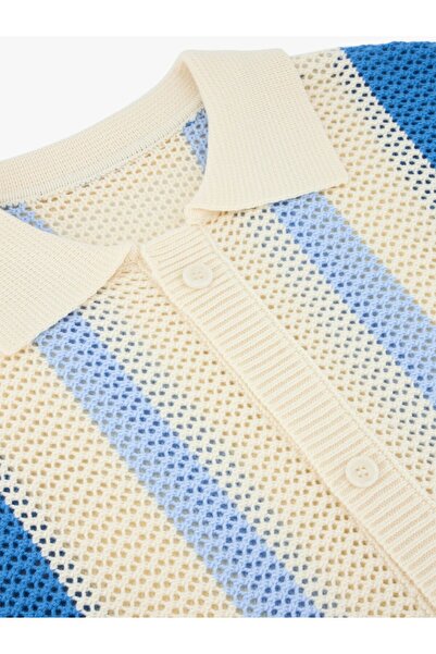 BALMAIN Polo tričko POLO SHIRT CROCHET