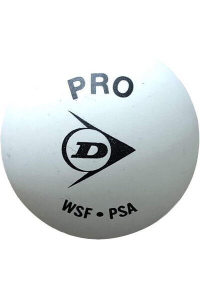 DUNLOP Squash Pro White Squash Ball 12er Box