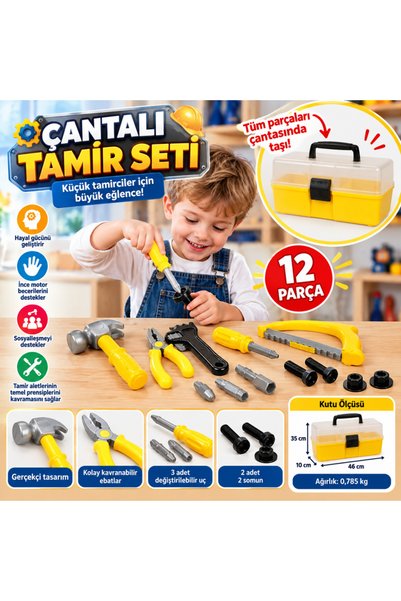 BASEL MAİSON Çantalı Tamir Seti 12 Parça