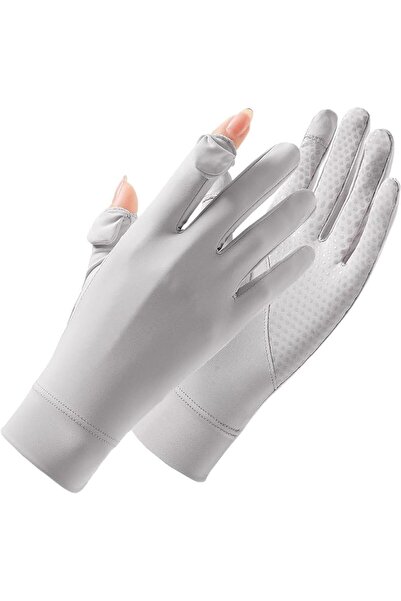 Generic UV Sun Protection Gloves Full Finger Touchscreen Non Slip Gloves Brea...