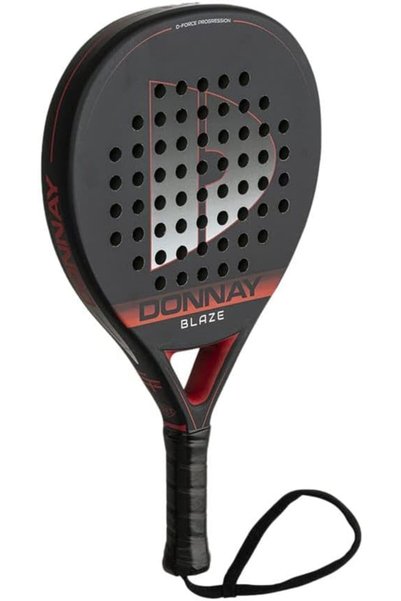 Donnay Blaze Padel Racket Pitch Black | Lightweight Round Shape Racket with F...