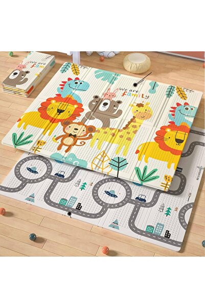 Creative Toys Covor pliabil de joaca cu Sosele si Leu City Lion 200 x 180 cm