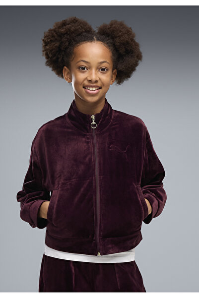 Puma Essentials Elevated Velour Trainingsjacke für Jugendliche