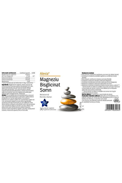 Alevia Magneziu Bisglicinat Somn 30cps vegetale
