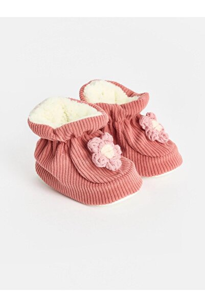 LC Waikiki Knitted Floral Baby Girl Pre-Walking Shoes (W6)