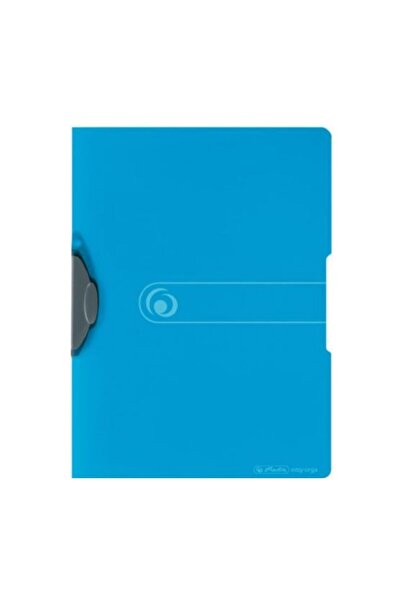 Herlitz Dosar cu clemă transparent A4 din PP - albastru