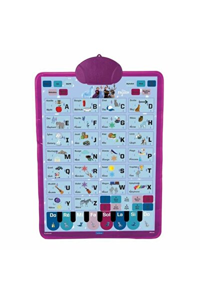 LEXIBOOK Planșă interactivă de învățare pentru copii, Frozen, Limba engleză/f...