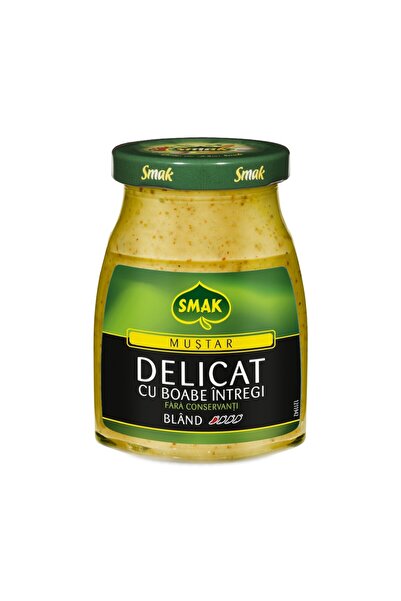SMAK Set 5 x Mustar Delicat cu Boabe Intregi, Smak, 180 g