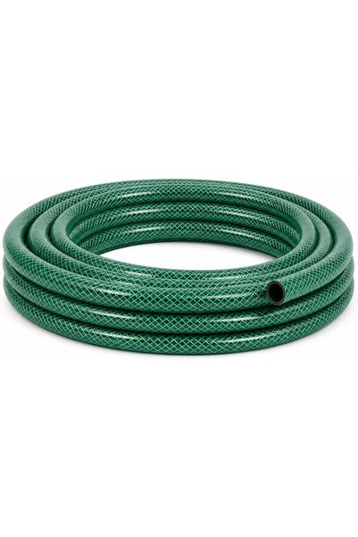 Generic Soft Braided 15meter PVC Tubing - 1/2" High Pressure Green Flexible 3...